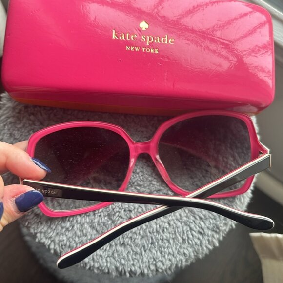 Kate Spade Pink and Black Women’s Sunglasses - Picture 5 of 8